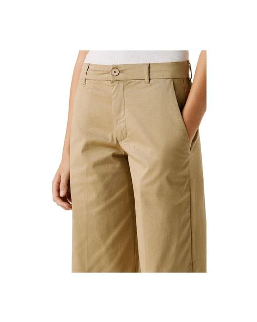 Pepe Jeans Green Straight Trousers