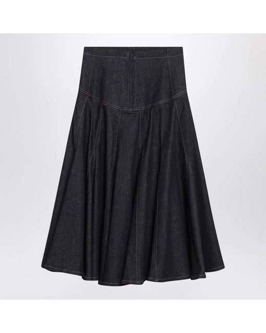 Jacquemus Black Denim Skirts
