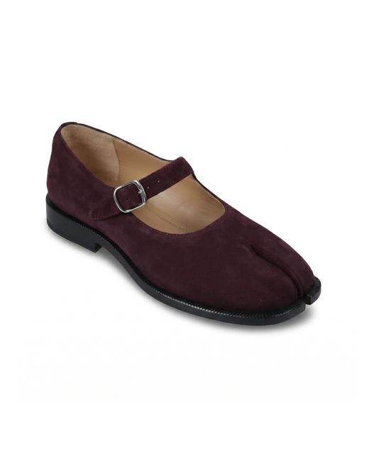 Maison Margiela Brown Ballerina Shoes