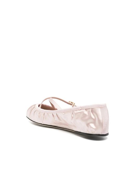 Dolce & Gabbana Pink Flat Shoes