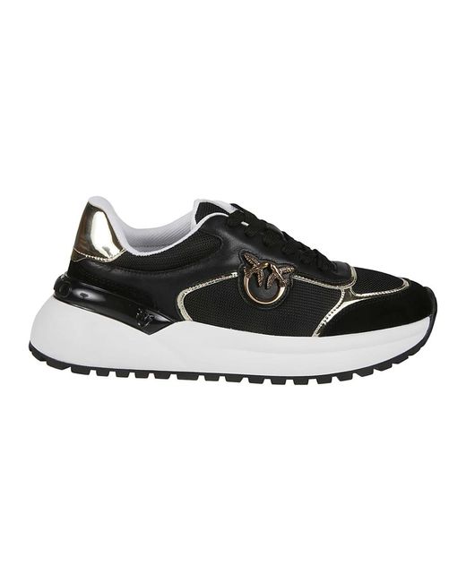 Dv5 negro/platino/blanco gem 01 sneakers Pinko de color Black