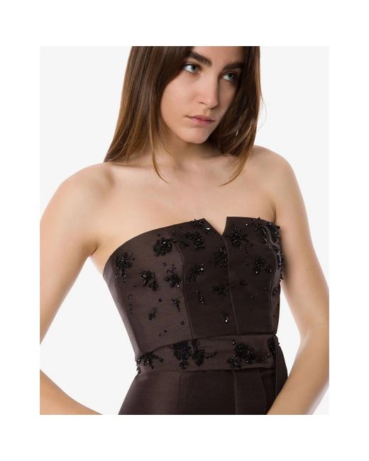 Alberta Ferretti Black Sleeveless Tops