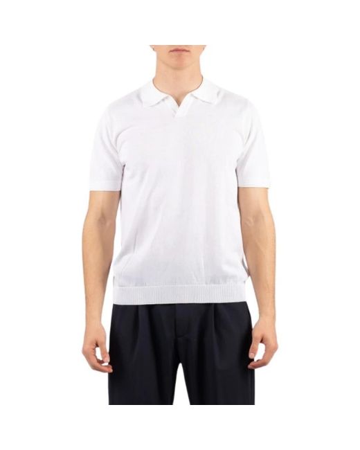 Alpha Industries White Polo Shirts for men