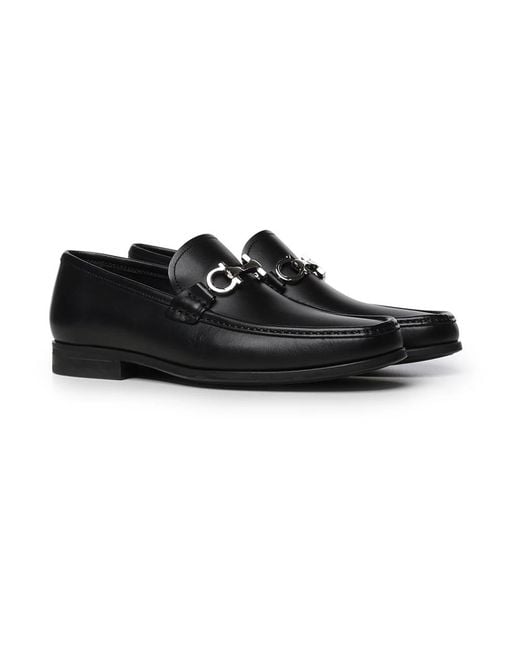 Ferragamo Black Loafers for men