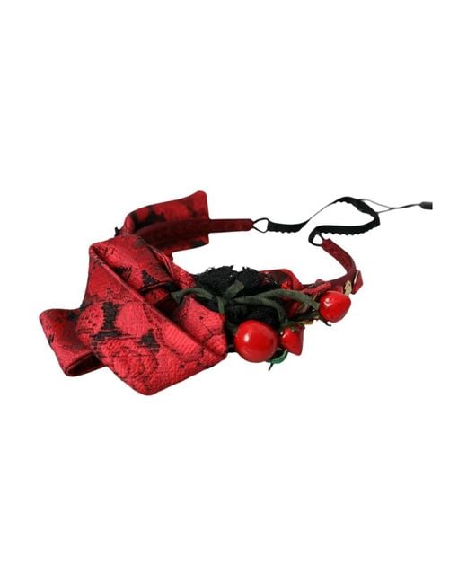 Dolce & Gabbana Red Accessories