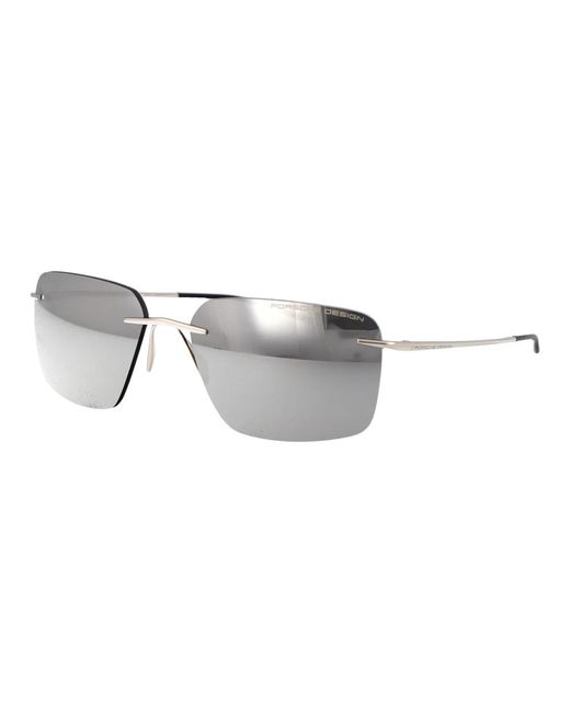 Porsche Design Gray Stylische sonnenbrille p8923