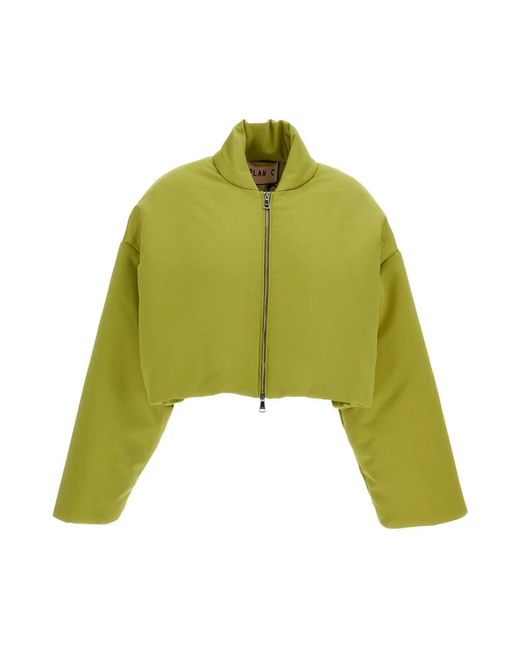 Plan C Cropped Bomberjack in het Green