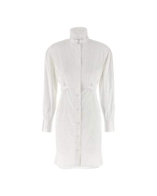 McQueen White Shirt Dresses