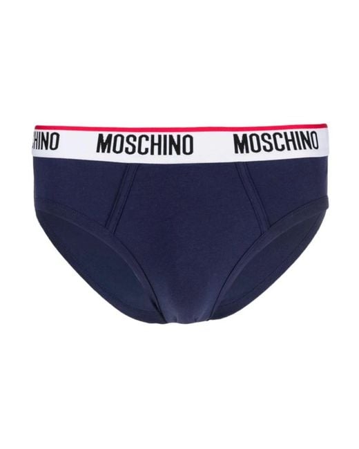 Bottoms Moschino de hombre de color Blue