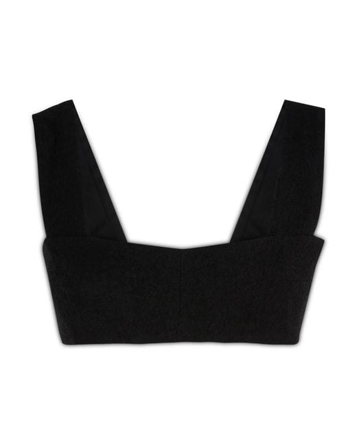 Patou Black Sleeveless Tops