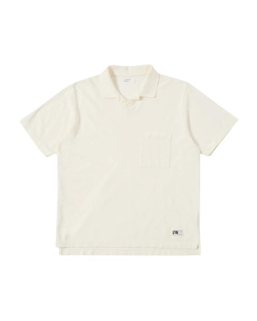 Universal Works Polo Shirts in het White voor heren