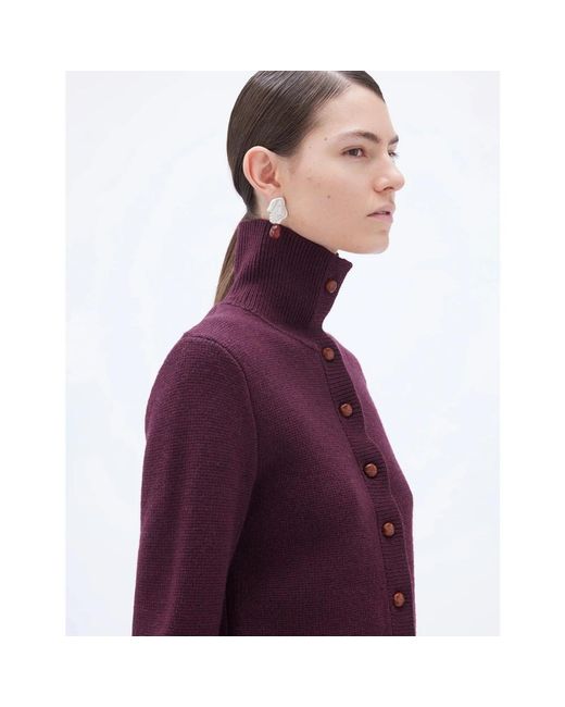 REMAIN Birger Christensen Purple Cardigans