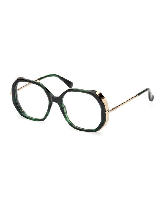 Glasses Max Mara de color Metallic