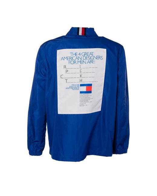 Tommy Hilfiger Blue Light Jackets for men