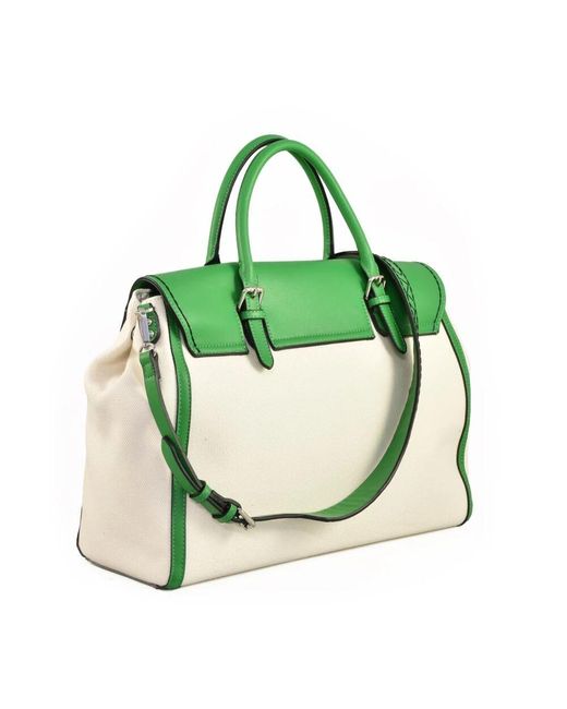 Borsa firenze in misto cotone di Ermanno Scervino in Green