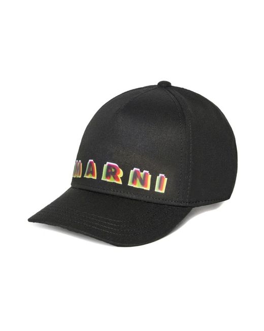 Marni Black Caps for men