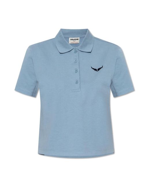 Zadig & Voltaire Blue Polo Mirta