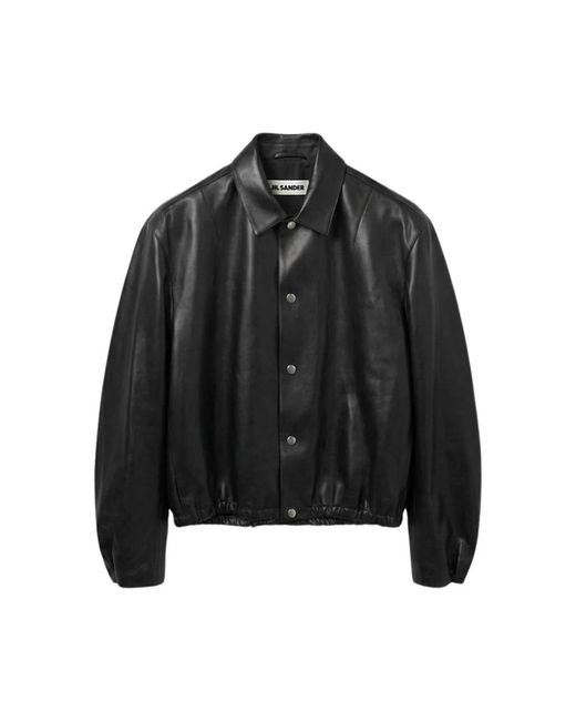 Jil Sander Black Bomber Jackets for men