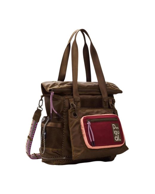 Desigual Red Backpacks