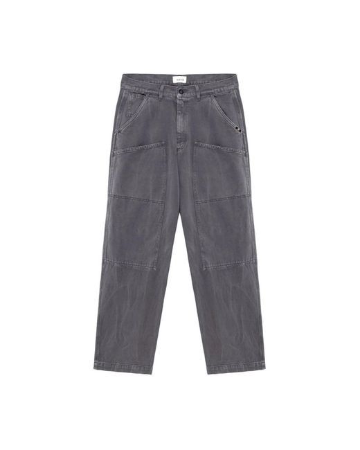 AMISH Gray Straight Fit Jeans for men
