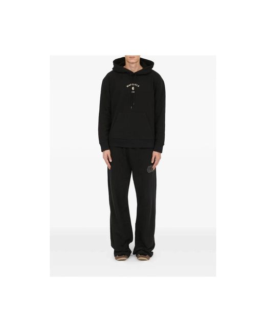MM6 by Maison Margiela Black Hoodies for men