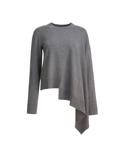 Alexander McQueen Gray Luxuriöses Graues Strickwaren Aw25