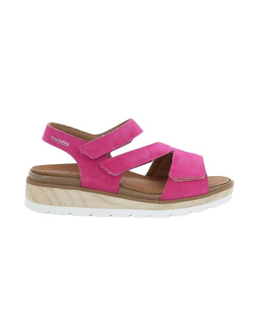 Flat Sandals di Mobils in Pink