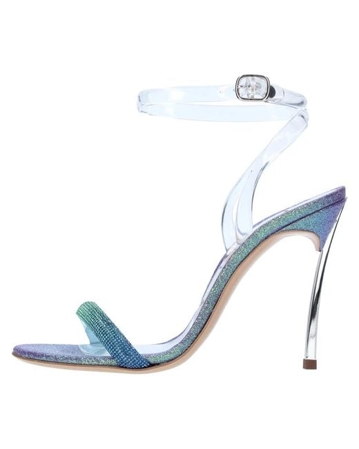 Casadei Blue High Heel Sandals