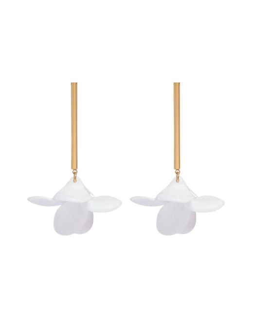 Malababa Earrings in het White