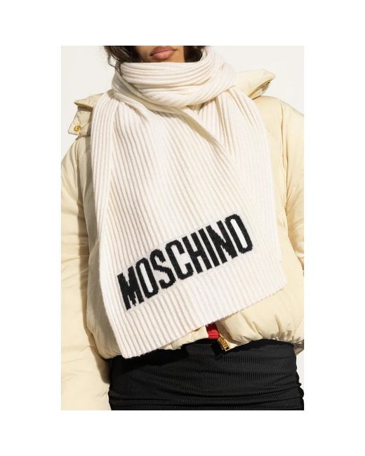 Moschino Black Winter Scarves