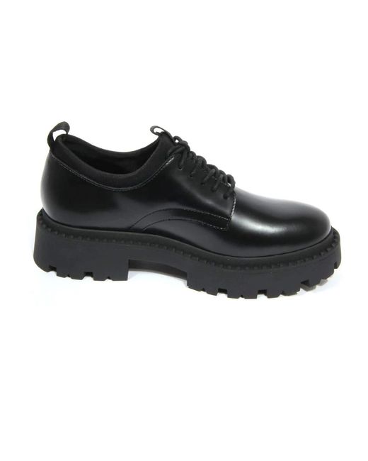 Ash Black Laced Shoes