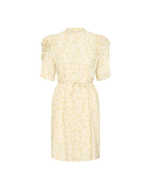 Ichi Midi Dresses in het Natural