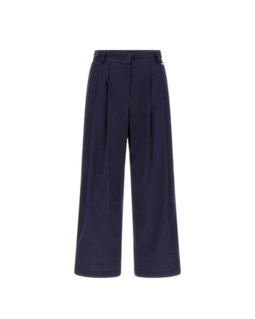 Wide Trousers Herno de color Blue