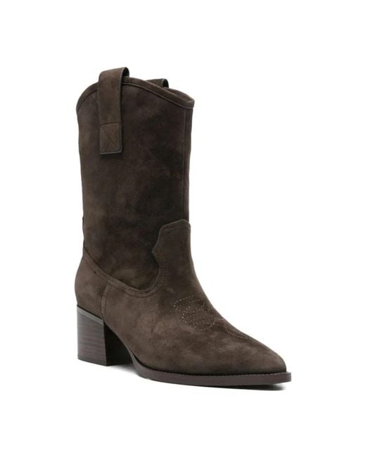 ADRIANNA FERETTI Black Heeled Boots