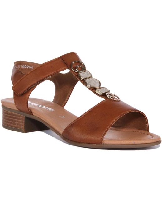 Remonte Brown High Heel Sandals