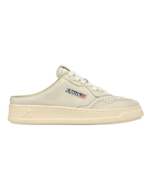 Autry White Mules