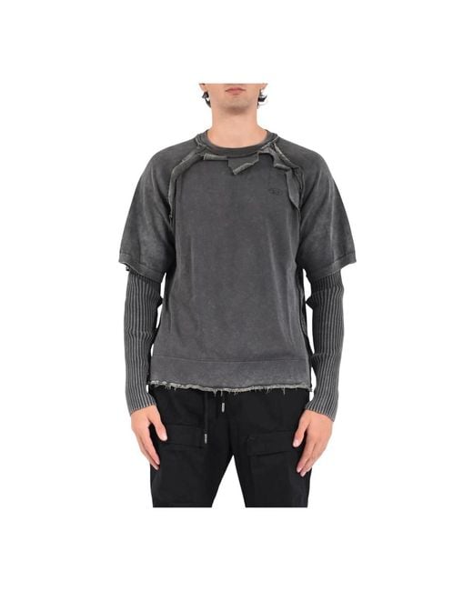Long Sleeve Tops DIESEL de hombre de color Gray