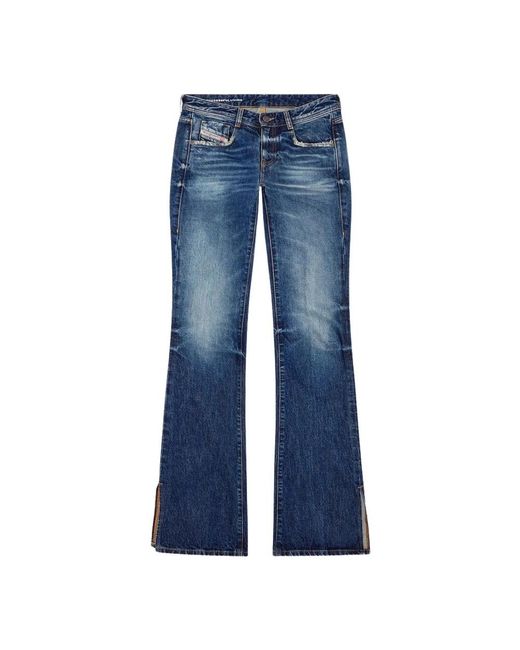 DIESEL Flared Jeans in het Blue