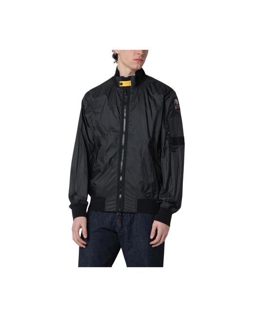 Parajumpers Black Bomber Jackets for men