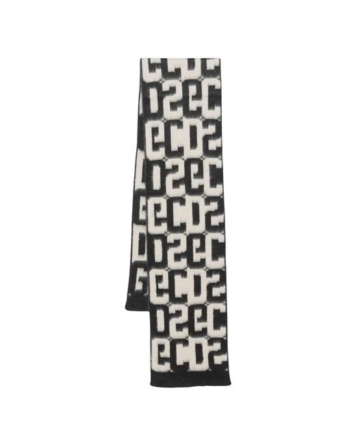 Gcds White Monogram Scarf