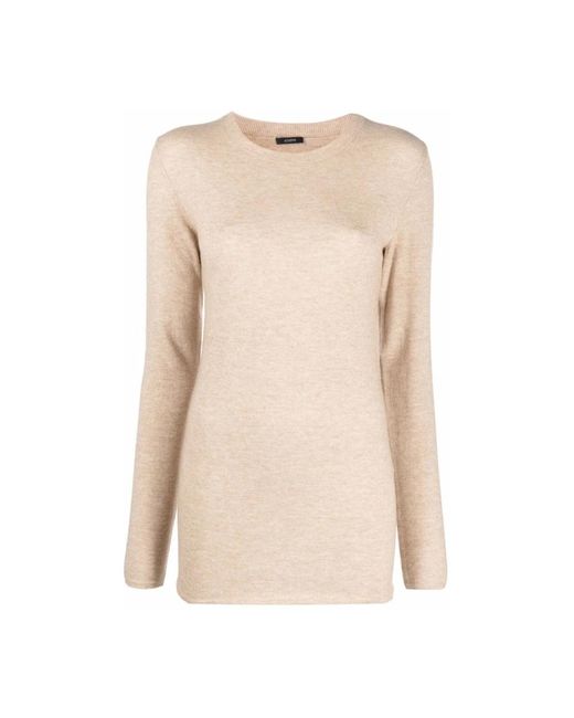 Joseph Natural Round-Neck Knitwear