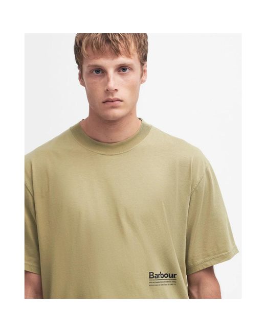Barbour Green T-Shirts for men
