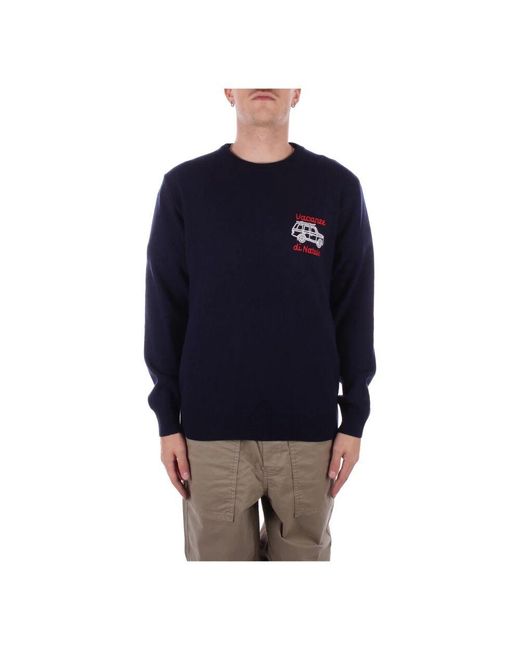Mc2 Saint Barth Logo front sweaters in Blue für Herren