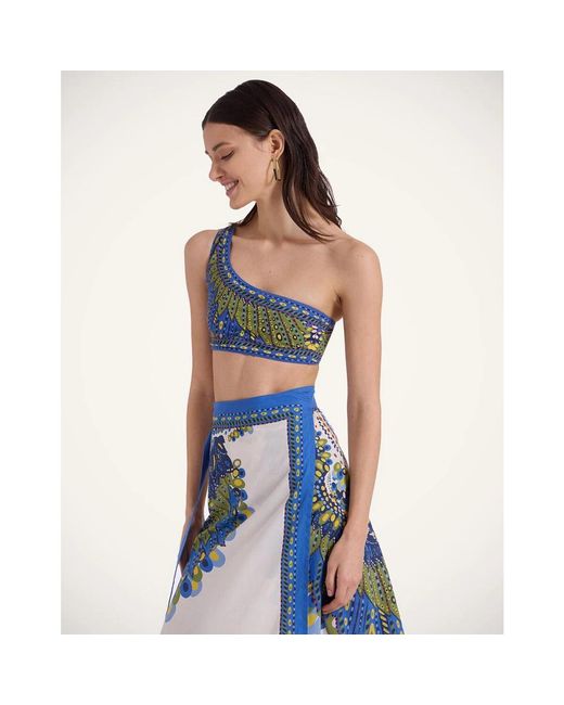 LaDoubleJ Badmode ,Veelkleurig ,Goddess Top in het Blue