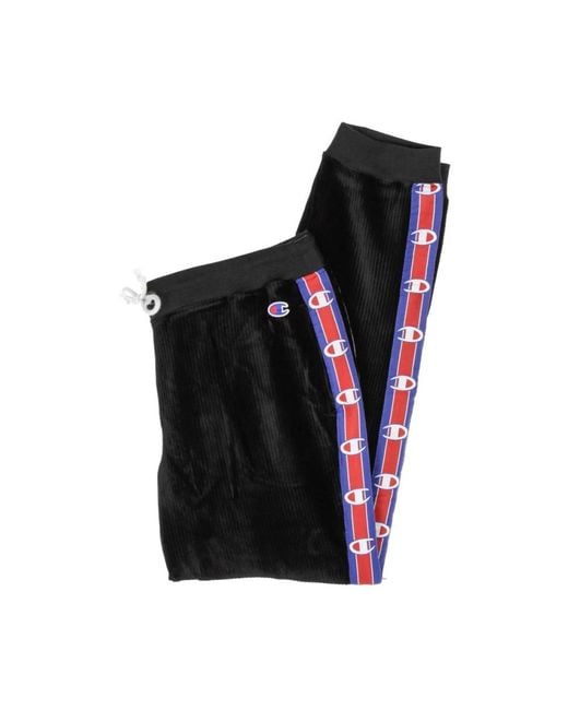Champion Broeken ,Zwart ,Zwarte Ribboord Damesbroek in het Black