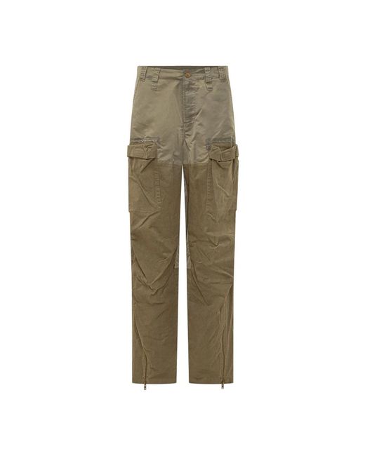 DIESEL Green Trousers