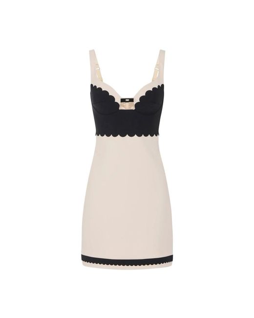 Elisabetta Franchi Black Short Dresses