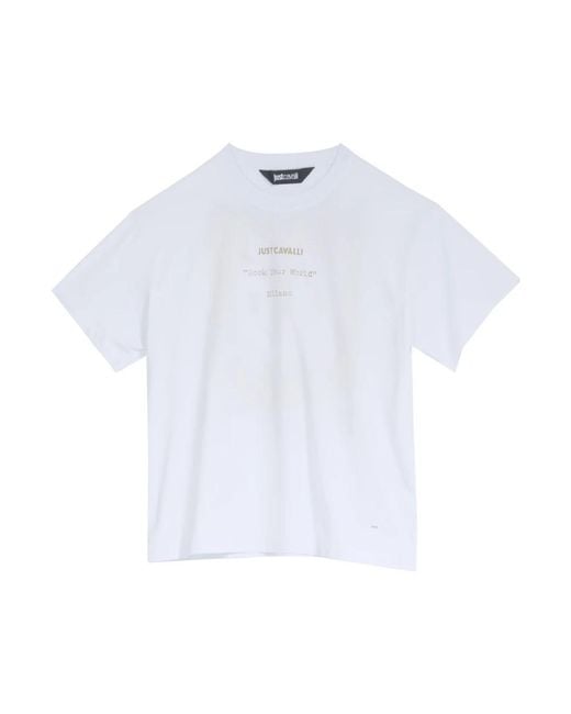 Just Cavalli White T-Shirts for men