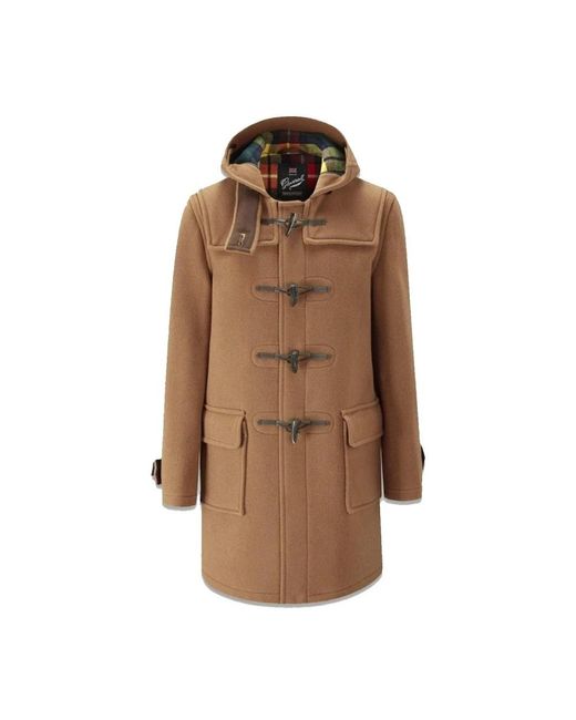 Gloverall Morris Duffle Coat in het Brown voor heren