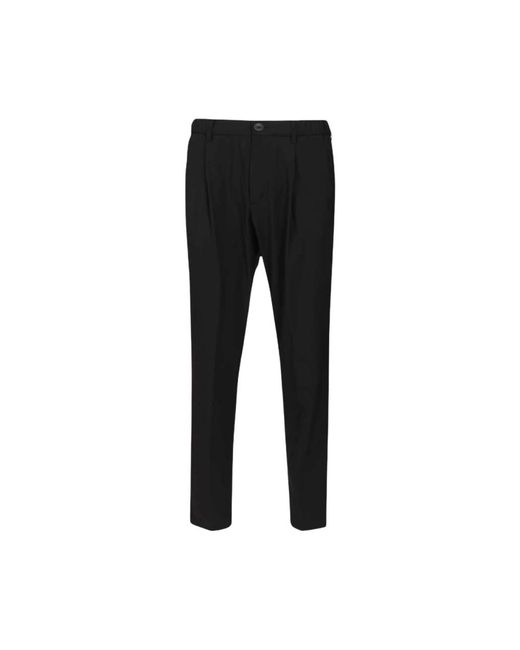Herno Black Suit Trousers for men